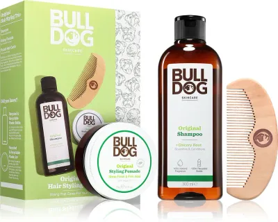 Bulldog Original Hair Styling Trio - Подарочный набор для мужчин
