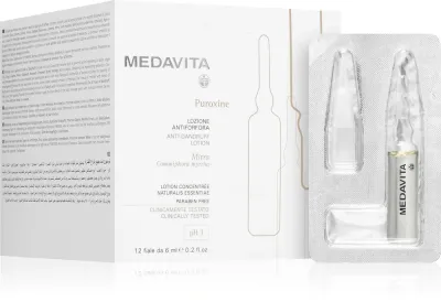Medavita Puroxine Anti-Dandruff Lotion - Сыворотка для кожи головы против перхоти, 12 мл