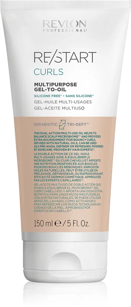 Revlon Professional Re/Start Curls - Увлажняющее масло-гель для локонов моделирующее, 150 мл