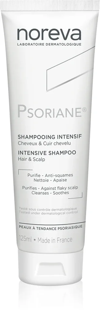 Noreva Psoriane Intensive Shampoo - Успокаивающий шампунь для раздраженной и шелушащейся кожи, 125 мл