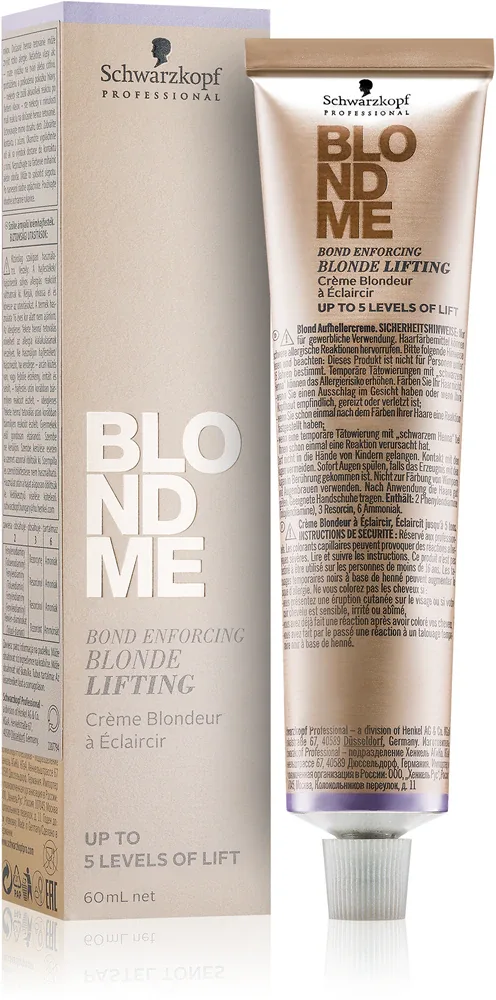 Schwarzkopf Professional Blondme Lifting - Светящийся крем для светлых волос, 60 мл, оттенок Ice-Irisé