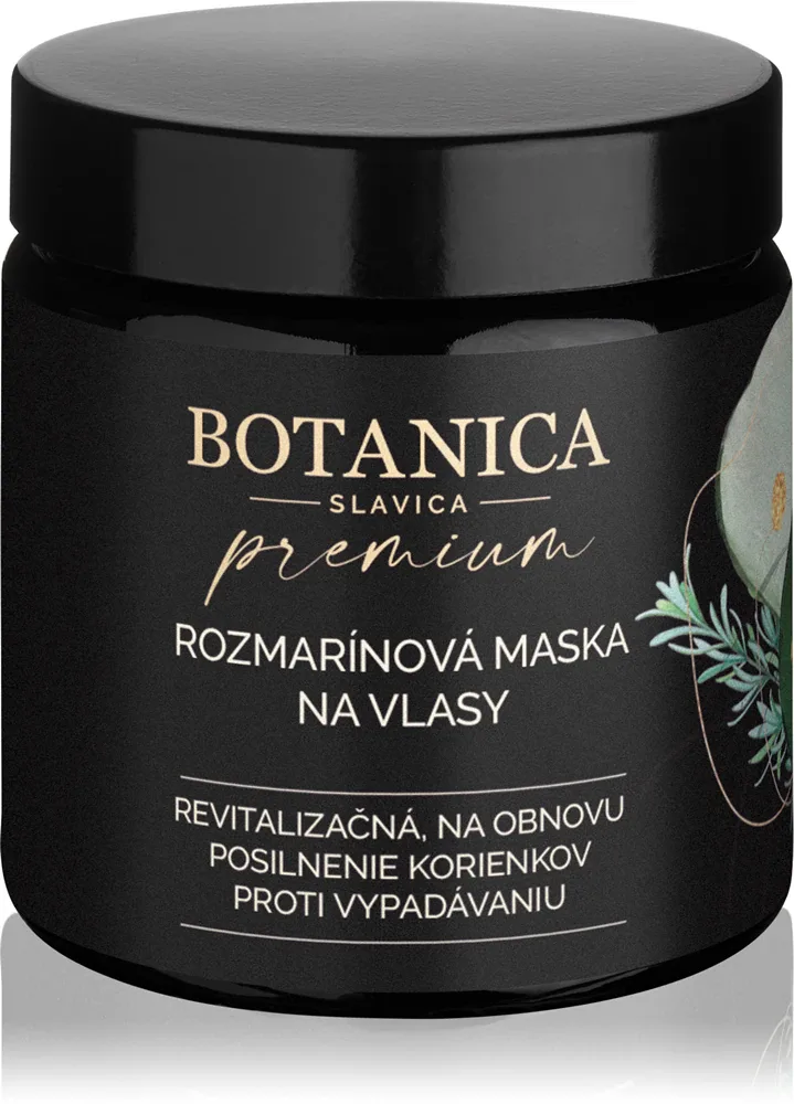 Soaphoria Botanica Slavica Intensive Rosemary Hair Mask - Интенсивная увлажняющая маска для волос, 210 мл