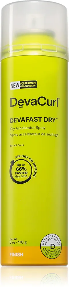 DevaCurl DevaFast Dry - спрей для волос, ускоряющий высыхание, 170 г