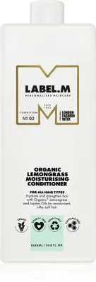 label.m Organic Lemongrass Moisturising Conditioner - Кондиционер для волос с глубоким увлажнением с лимоном и лимонной травой, 1000 мл