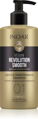 INOAR Vegan Revolution Smooth - Увлажняющий шампунь для сухих волос, трудных в укладке, 350 мл