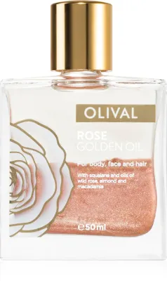 Olival Rose Gold - Масло с блестками для лица, тела и волос, 50 мл
