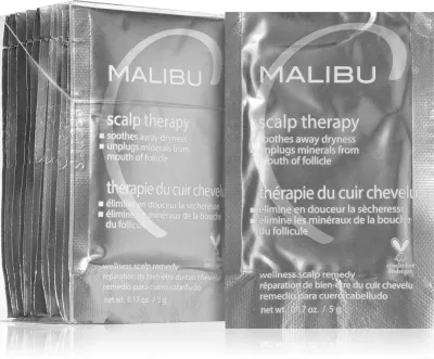 Malibu C Wellness Hair Remedy Scalp Therapy - Маска для волос: уход за кожей головы, 12 г