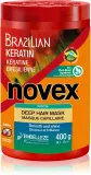 Novex Brazilian Keratin - Регенерирующая маска для поврежденных волос, 400 г — фото 1