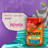 Novex Brazilian Keratin - Регенерирующая маска для поврежденных волос, 400 г — фото 3