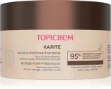 Topicrem KARITÉ Intense Fortifying Mask - Маска для волос, укрепляющая для кудрявых и волнистых волос, 250 мл — фото 1