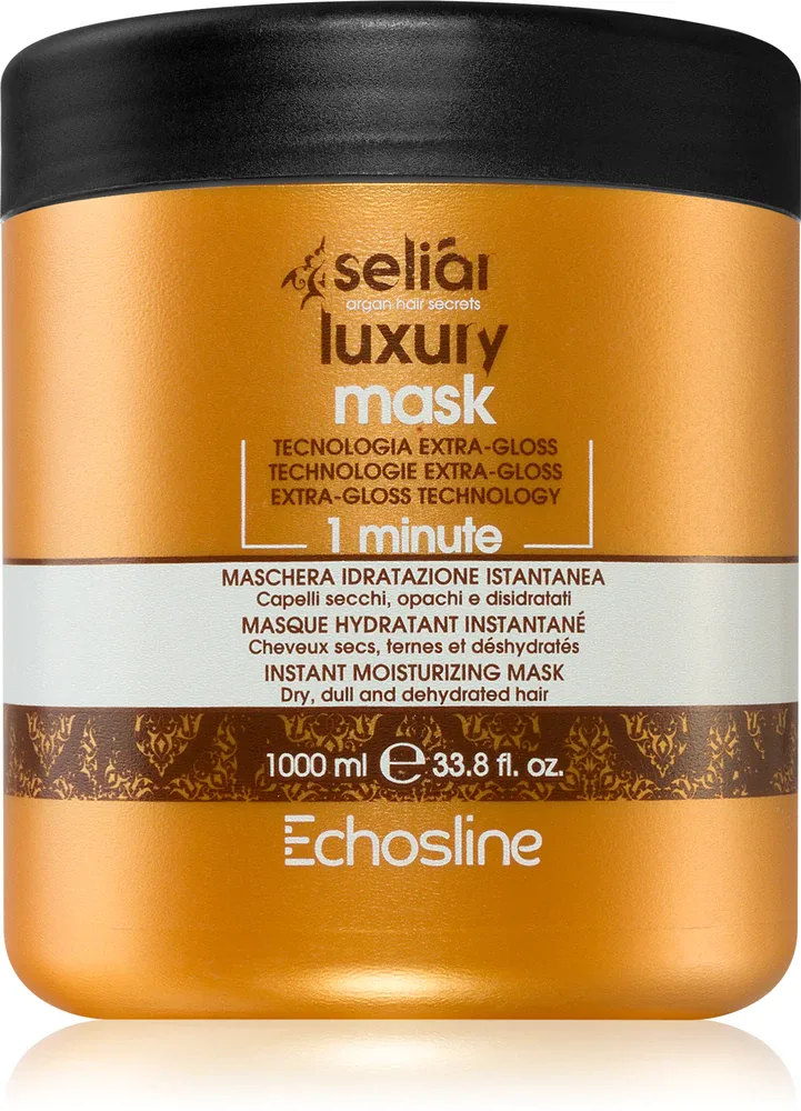Echosline Seliár Luxury - Питательная маска для гладких и блестящих волос