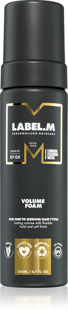 label.m Fashion Edition - Роскошная пена для придания объема всем типам волос, 200 мл