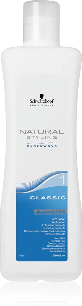 Schwarzkopf Professional Natural Styling Hydrowave - Долговременная завивка для нормальных волос 1 Classic, 1000 мл