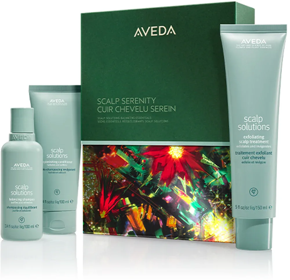 Aveda Holiday Scalp Serenity: Scalp Solutions Balancing Essentials - Праздничный набор для волос, 1 шт