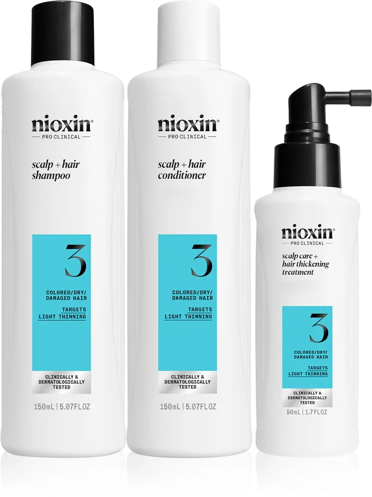 Nioxin System 3 - Подарочный набор для окрашенных волос, 3 шт