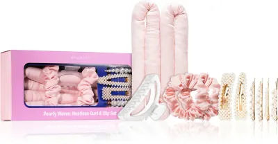 Набор для завивки волос BrushArt Hair Heatless hair curling set без нагрева, с заколками