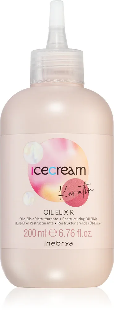 Inebrya Keratin - Реструктурирующее масло с кератином, 200 мл