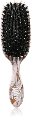 Wet Brush Shine Enhancer - Расческа для волос с диким волосом Metalic marble - onyx, 1 шт