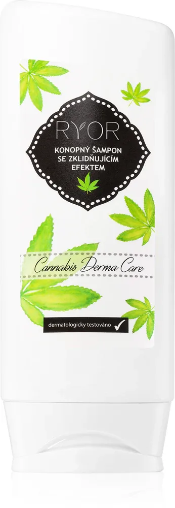 RYOR Cannabis Derma Care - Конопляный шампунь с успокаивающим действием, 200 мл