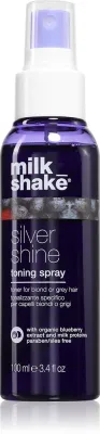 milk_shake Silver Shine Toning Spray - Тонизирующий спрей для блондинок и седых волос, 100 мл