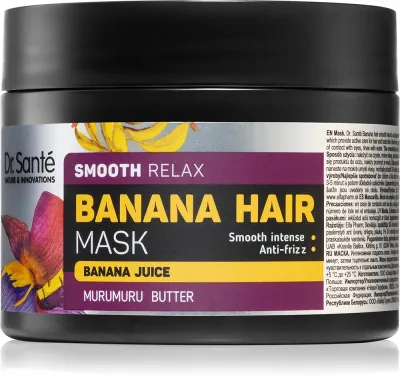 Dr. Sante Banana - Маска увлажняющая и разглаживающая для сухих волос