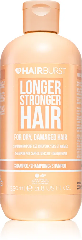 Hairburst Longer Stronger Hair Dry, Damaged Hair - Увлажняющий шампунь для сухих и поврежденных волос, 350 мл