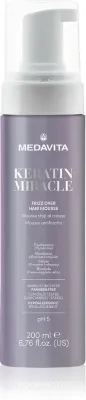 Medavita Keratin Miracle Frizz Over Hair Mousse - Пена для укладки волос, 200 мл