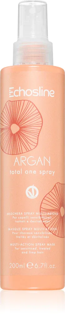 Echosline Argan total one spray - спрей для волос, обеспечивающий питание и блеск, 200 мл