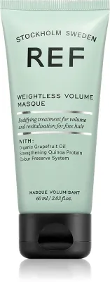 REF Weightless Volume Masque - Маска для волос - глубокое увлажнение для блеска и мягкости, 60 мл