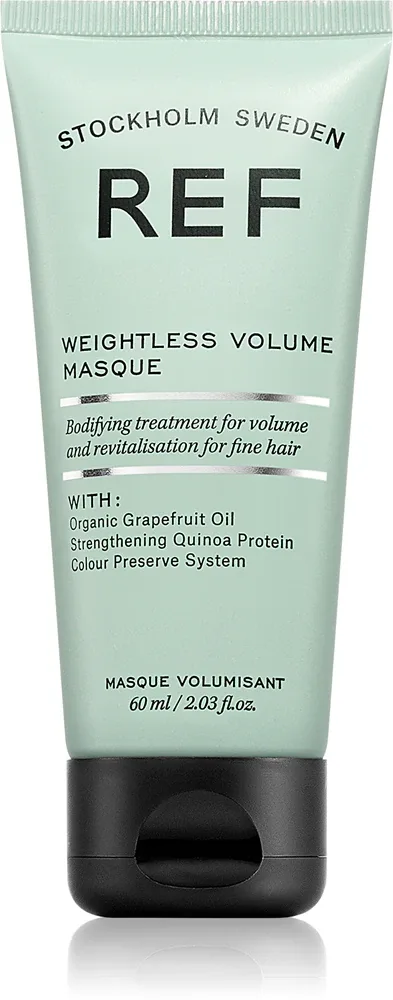 REF Weightless Volume Masque - Маска для волос - глубокое увлажнение для блеска и мягкости, 60 мл