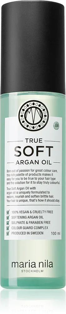 Maria Nila True Soft Argan Oil - Масло арганы с увлажняющим действием, 100 мл