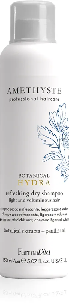 FarmaVita Amethyste Botanical Hydra - Освежающий сухой шампунь с фильтром UV, 150 мл