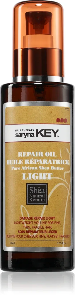 Saryna Key Pure African Shea Butter Light - Масло для волос с маслом ши, 105 мл