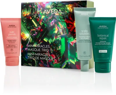 Aveda Holiday Mini Miracles Masque Trio - Праздничный подарочный набор для волос, 1 шт