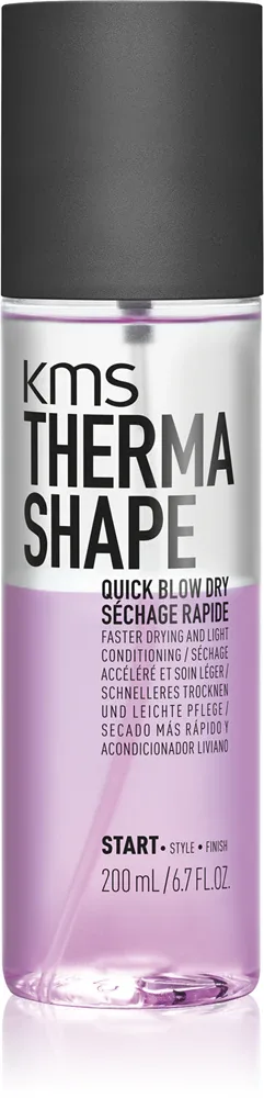 KMS Thermashape Quick Blow Dry - Защитный спрей для укладки волос, ускоряющий сушку
