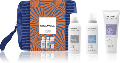 Goldwell StyleSign Travel Set - Набор для сглаживания с сохранением объема волос, 3 шт