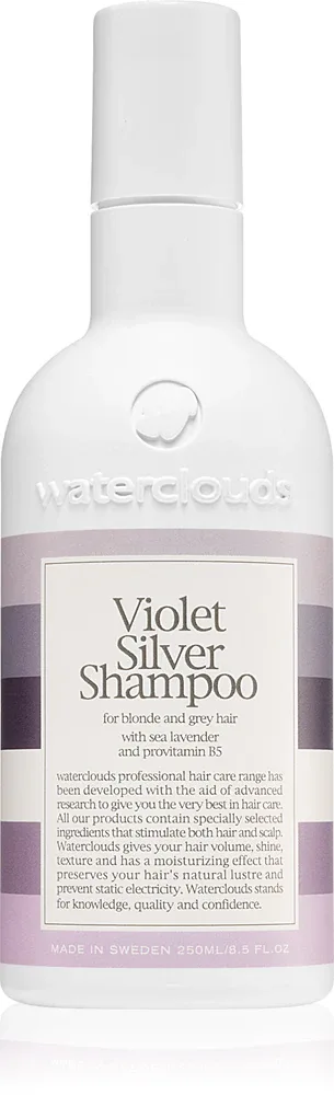 Waterclouds Violet Silver Shampoo - Шампунь для нейтрализации желтых оттенков, 250 мл