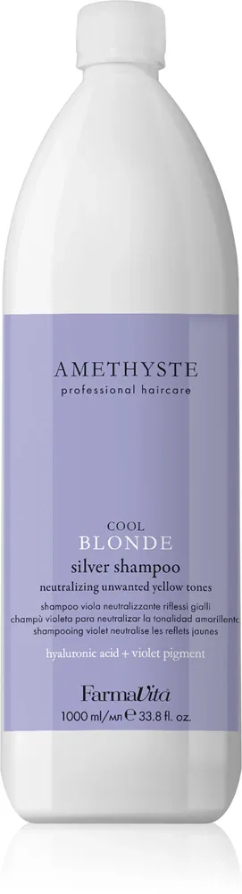 FarmaVita Amethyste Cool Blonde - Фиолетовый шампунь для светлых волос с балаяжем