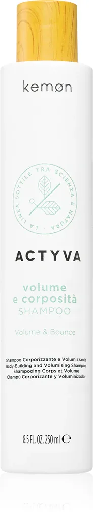 Kemon Actyva Volume e Corposita - Шампунь для увеличения объема тонких волос без силикона