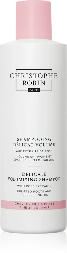 Christophe Robin Delicate Volumizing Shampoo with Rose Extracts - Шампунь для объема тонких и нежных волос, 250 мл