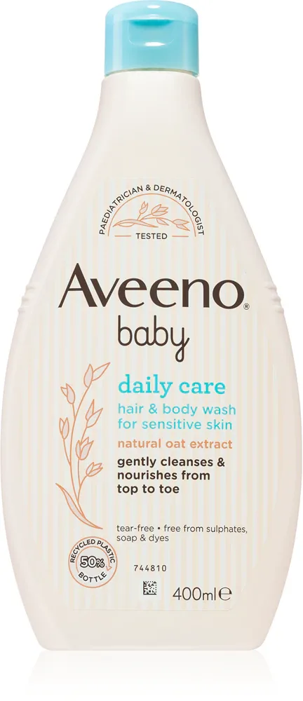 Aveeno Baby Hair&Body Wash - Шампунь для детей для волос и тела, 400 мл