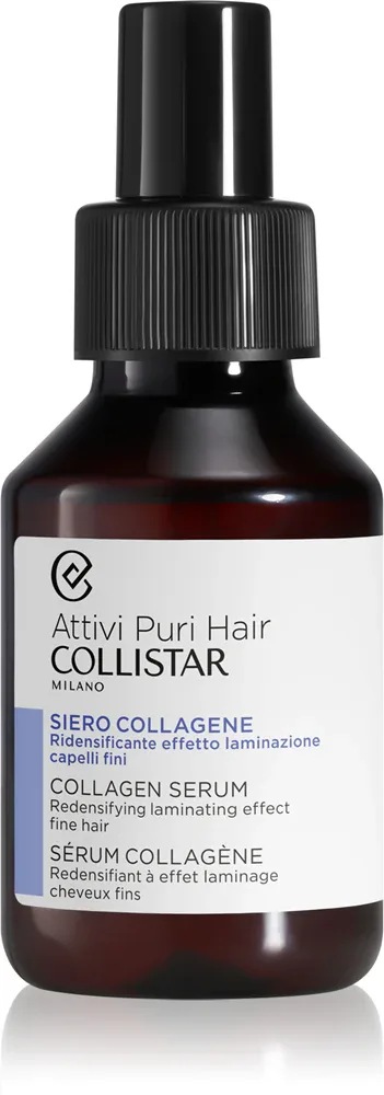 Collistar Hair Collagen Serum Redensifying Laminating Effect - Сыворотка для волос с коллагеном, 100 мл