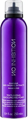 No Inhibition Guarana and organic extracts Texturizing & Volumizing - Пена для волос, придающая объем и утолщение, 250 мл