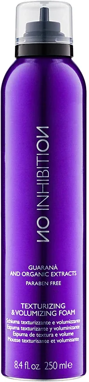 No Inhibition Guarana and organic extracts Texturizing & Volumizing - Пена для волос, придающая объем и утолщение, 250 мл