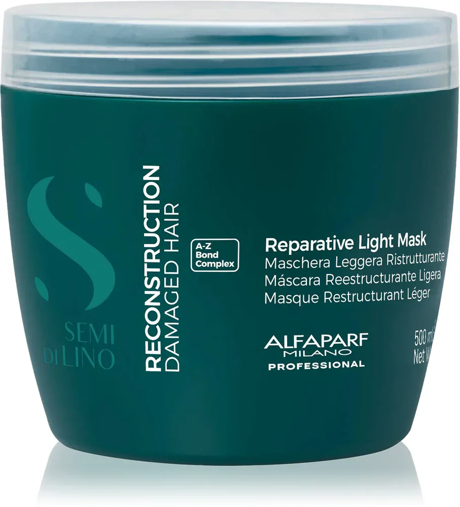 Alfaparf Milano Semi di Lino Reconstruction Reparative Light Mask - Маска для волос восстанавливающая для поврежденных волос