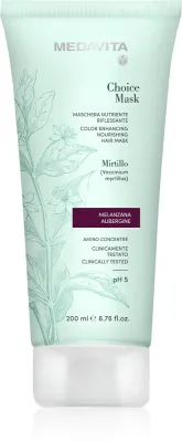 Medavita Choice Aubergine - Питательная маска для окрашенных волос, 200 мл