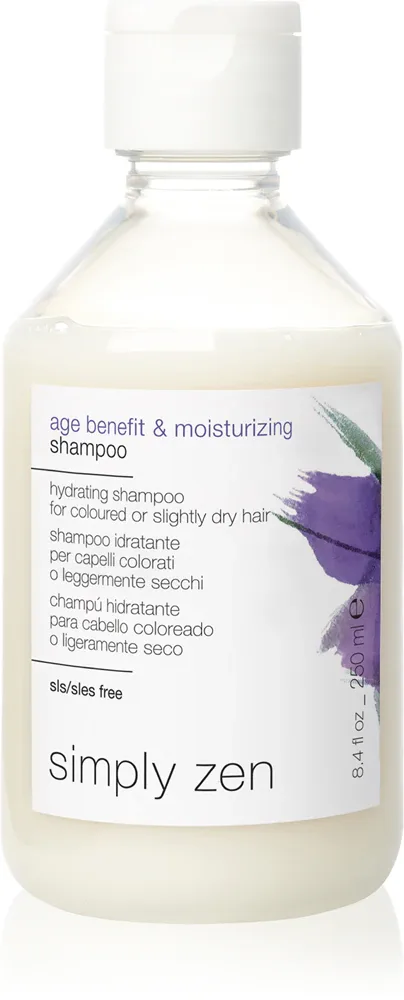 Simply Zen Age Benefit & Moisturizing - Увлажняющий шампунь для окрашенных волос, 250 мл
