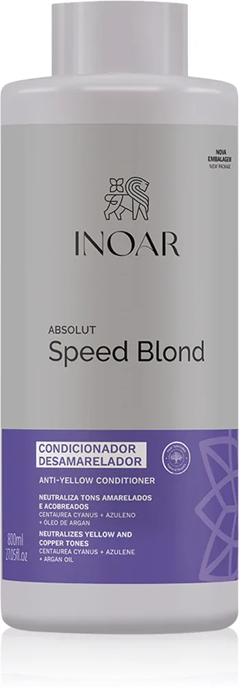 INOAR Absolut Speed Blond Conditioner - Кондиционер для волос блонд с балаяжем, 800 мл