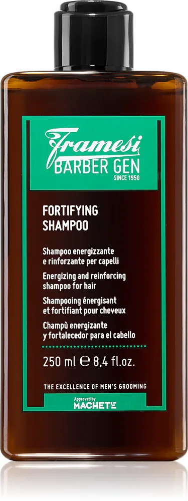 Framesi Barber Gen Fortifying - укрепляющий шампунь для слабых волос с склонностью к выпадению, 250 мл