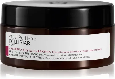 Collistar Hair Phyto-Keratin Mask Intensive Restructuring - Маска для волос с кератином, 200 мл